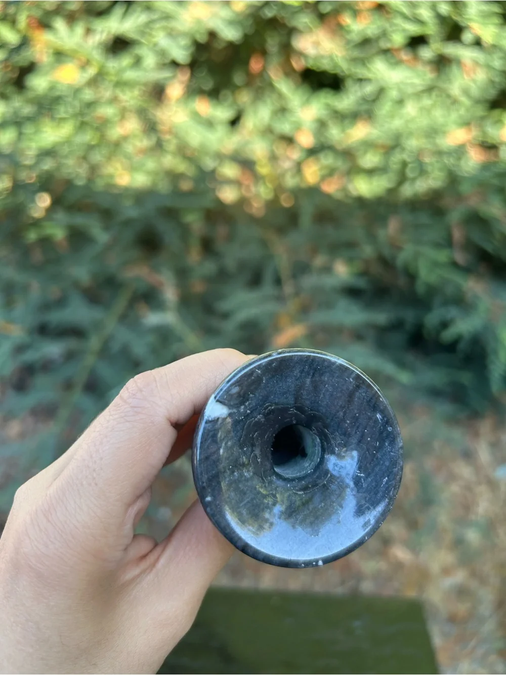Vintage Small Marble Vase - Decor Unbranded